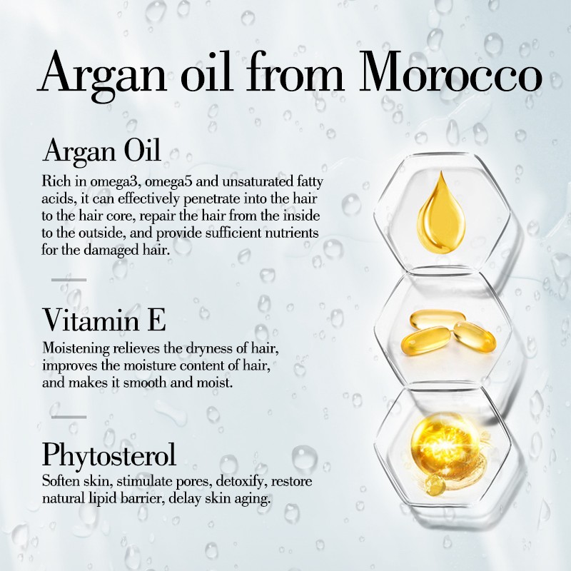 Hair Conditioner Factory - Custom Logo Organic Argan Oil