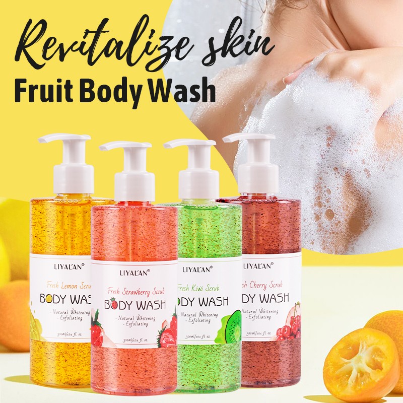 Body Wash Manufacturer - Custom Whitening Exfoliating Fruit