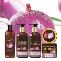 Hair Care Set Manufacturer - Custom Vegan Onion Growth Oil Set