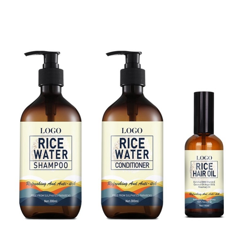 Hair Care Set Manufacturer - OEM Low MOQ Organic Rice Set