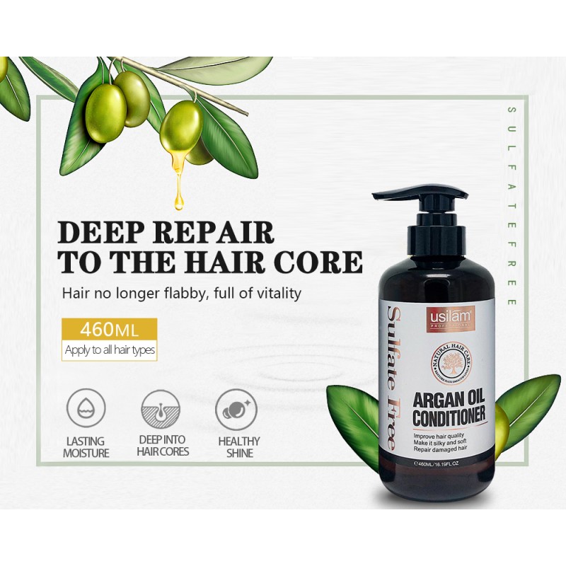 Hair Care Set Manufacturer - Private Label Morocco Argan Oil 3pc