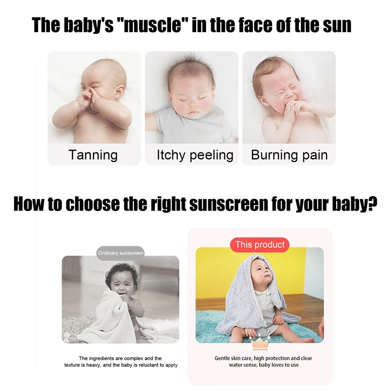 Children Sunscreen Factory - Private Label 40g UVA UVB Protection