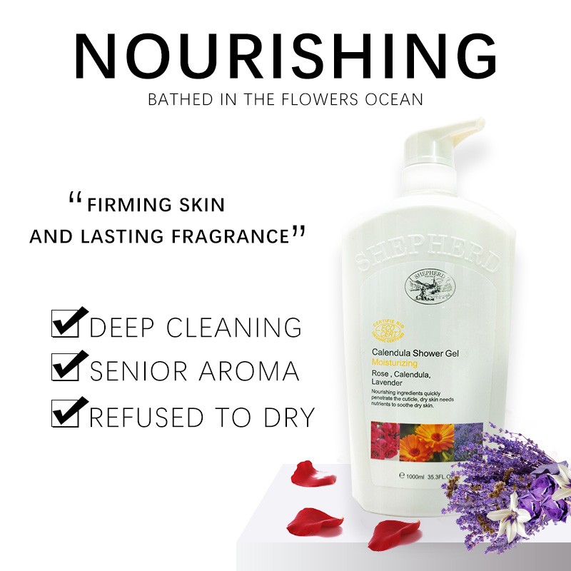 Body Wash Manufacturer - Private Label Goat Milk Calendula Rose