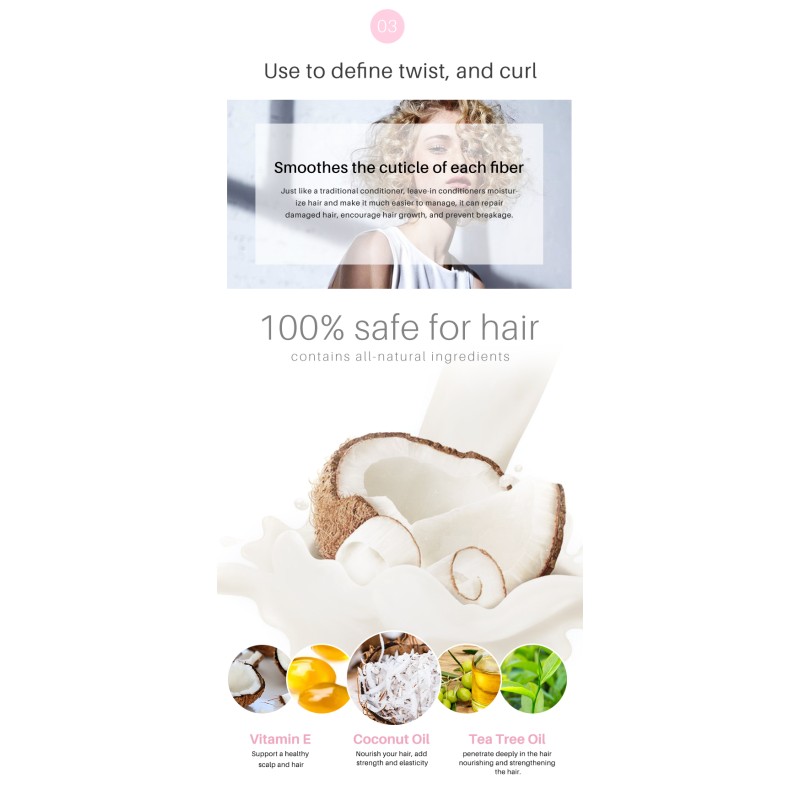 Leave in Conditioner Factory - Custom Sulphate Free Coconut