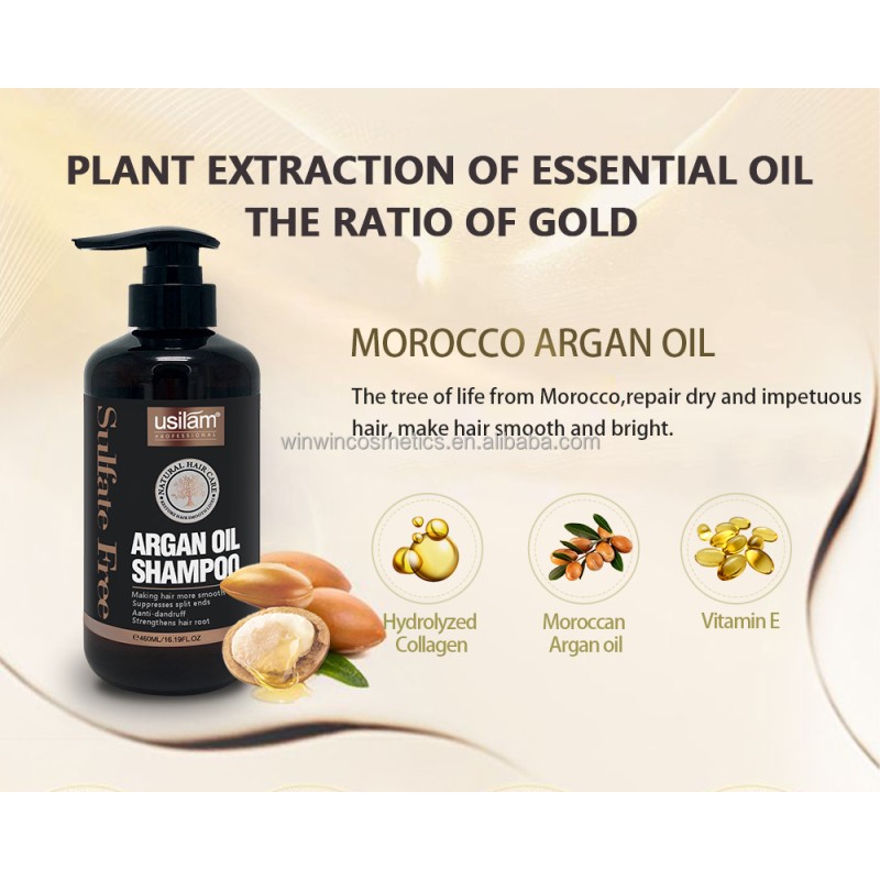 Hair Care Set Manufacturer - Private Label Morocco Argan Oil 3pc