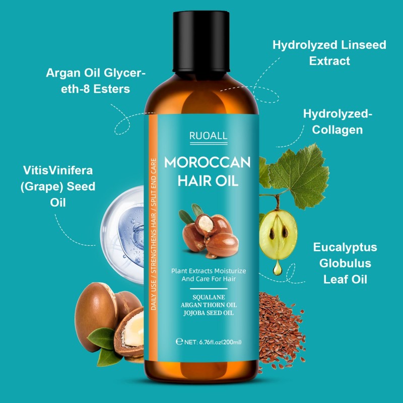 Argan Hair Oil Manufacturer - 200ml Repair Treatment Restoration
