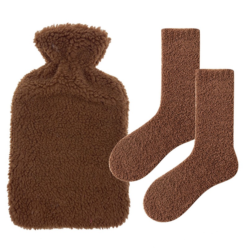 Hot Water Bottle Set Manufacturer - Wholesale Custom Rubber Plush Cover