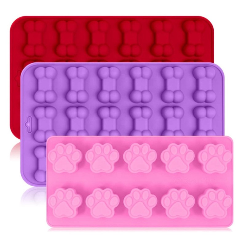 Silicone Mold Manufacturer - Puppy Dog Paw Bone Bpa Free Molds