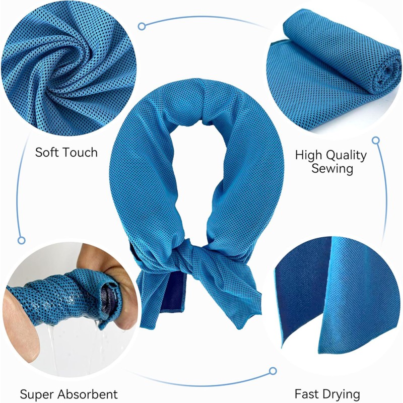 Neck Cooler Factory - Hot Sale Wearable Japan Cooling Neck Wrap