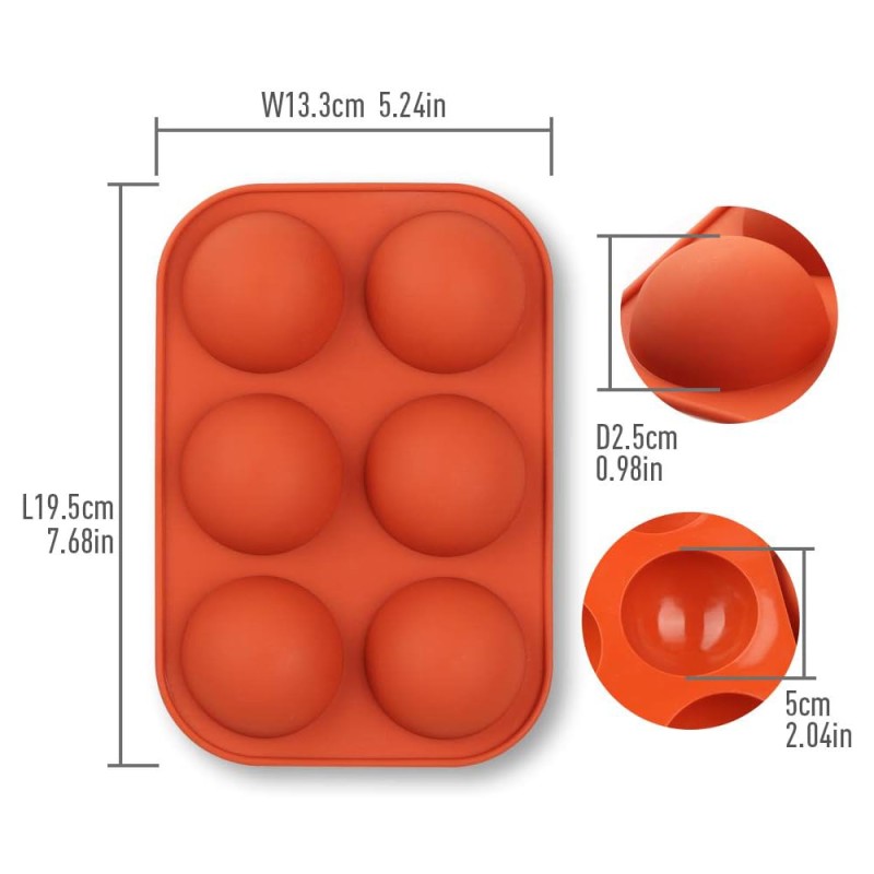 Silicone Mousse Mold Factory - Hot Sale OEM 6 Semi Sphere Jelly
