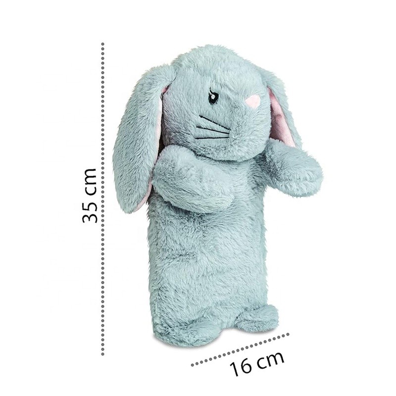 Hot Water Bag Cover Manufacturer - Wholesale Cute 1l Rabbit Plush Removable