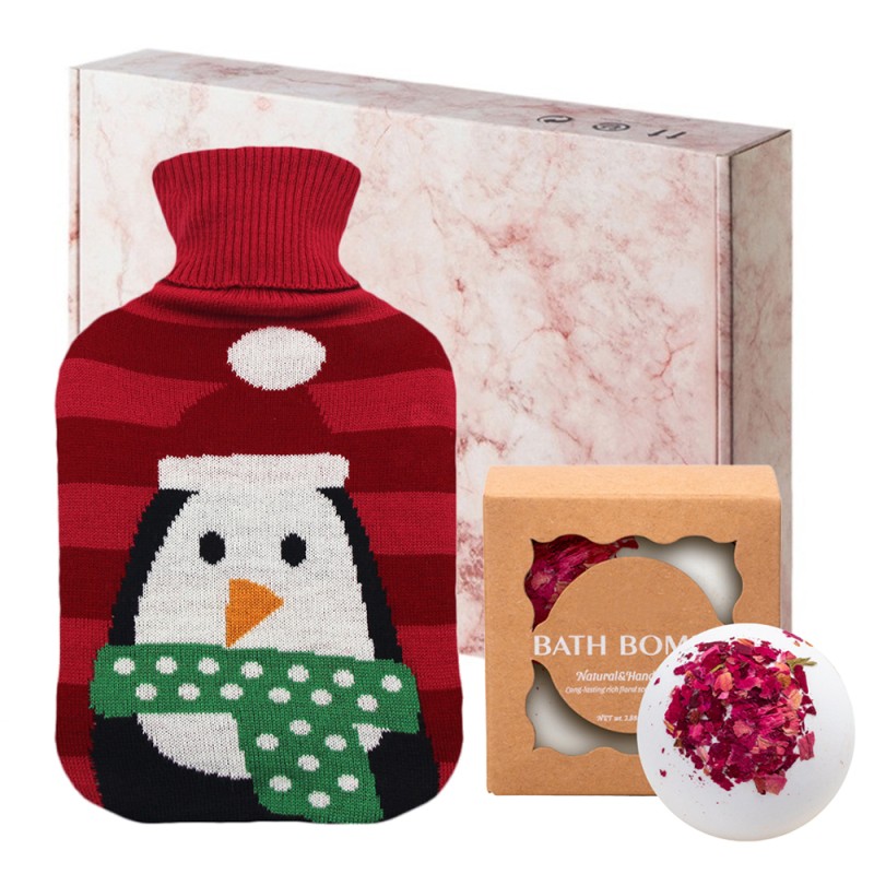 Christmas Gift Set Factory - Custom Luxury Knitted Bag Organic Bath