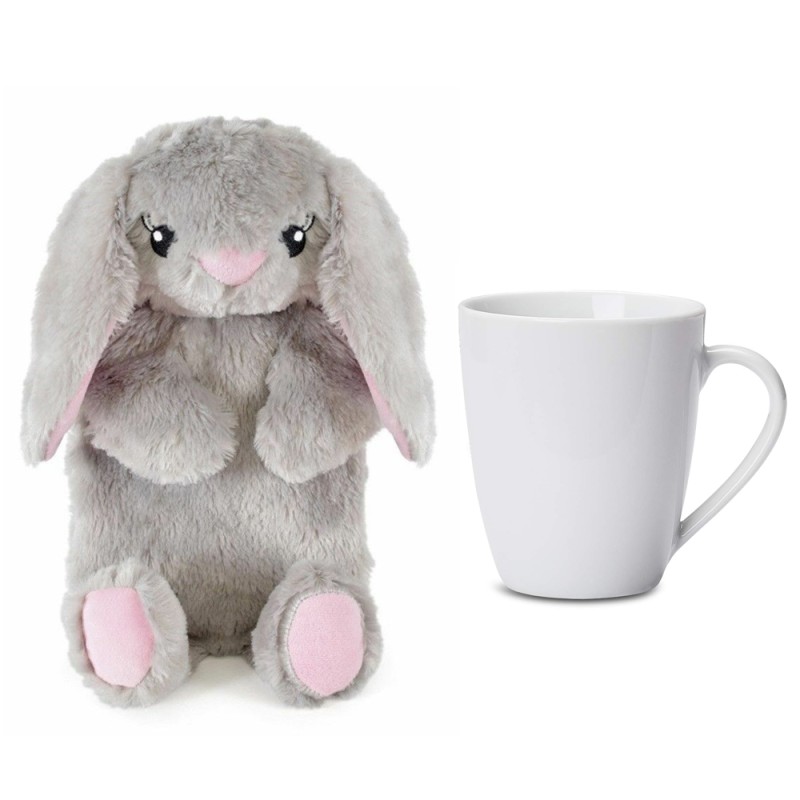 Hot Water Bag Factory - Winter 1000ml Plush Rabbit Cover Coffee Cup