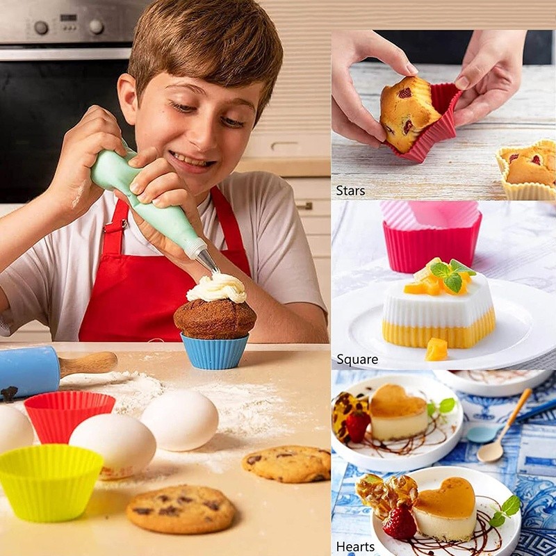 Cupcake Liners Manufacturer - Reusable Custom Shape Heat Resistant