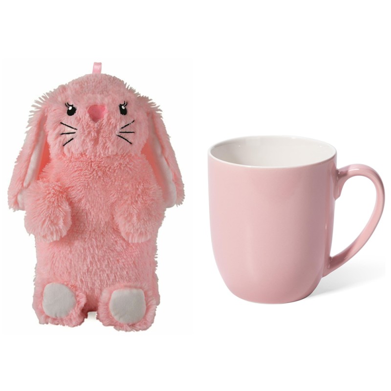 Hot Water Bag Factory - Winter 1000ml Plush Rabbit Cover Coffee Cup