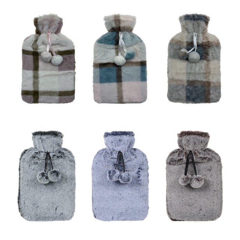 Hot Water Bottle Factory - Reusable 1000ml/2000ml Fluffy Plush Cover
