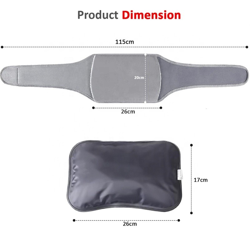 Hot Water Bag Factory - Safety 1000ml Pvc Material Soft Plush Belt