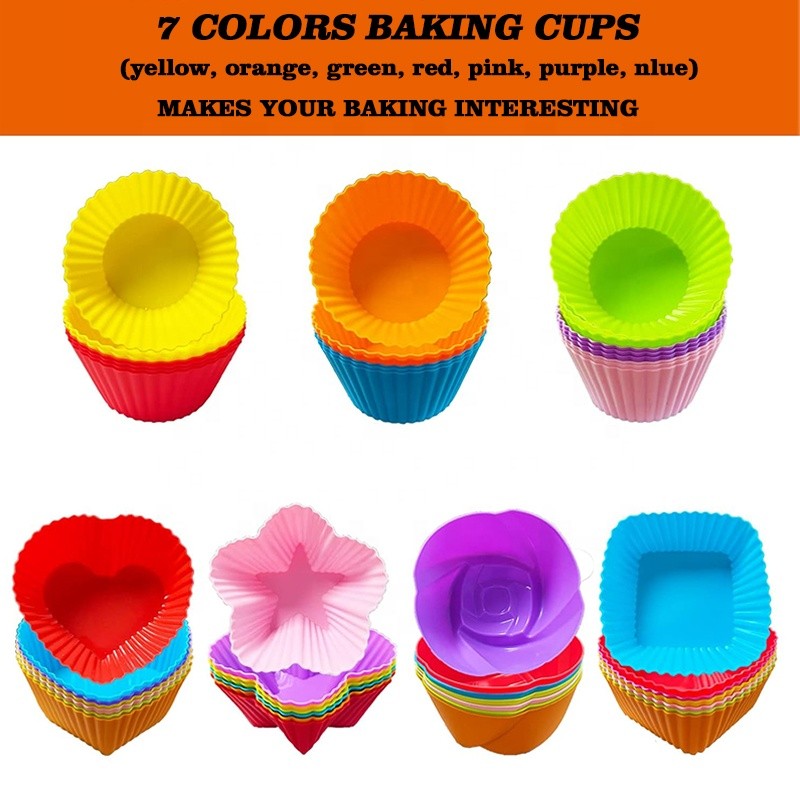 Cupcake Liners Manufacturer - Reusable Custom Shape Heat Resistant