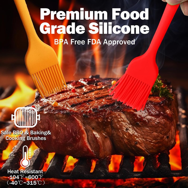 Cooking Brush Factory - Factory Wholesale Colorful BBQ Baking