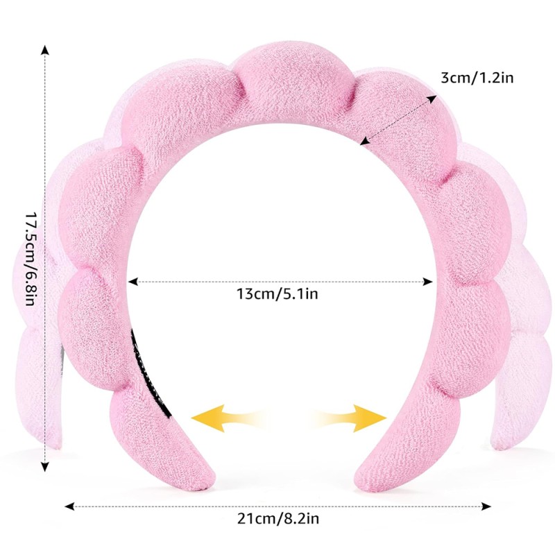 Terry Cloth Headband Manufacturer - Wholesale Solid Color Soft Spa