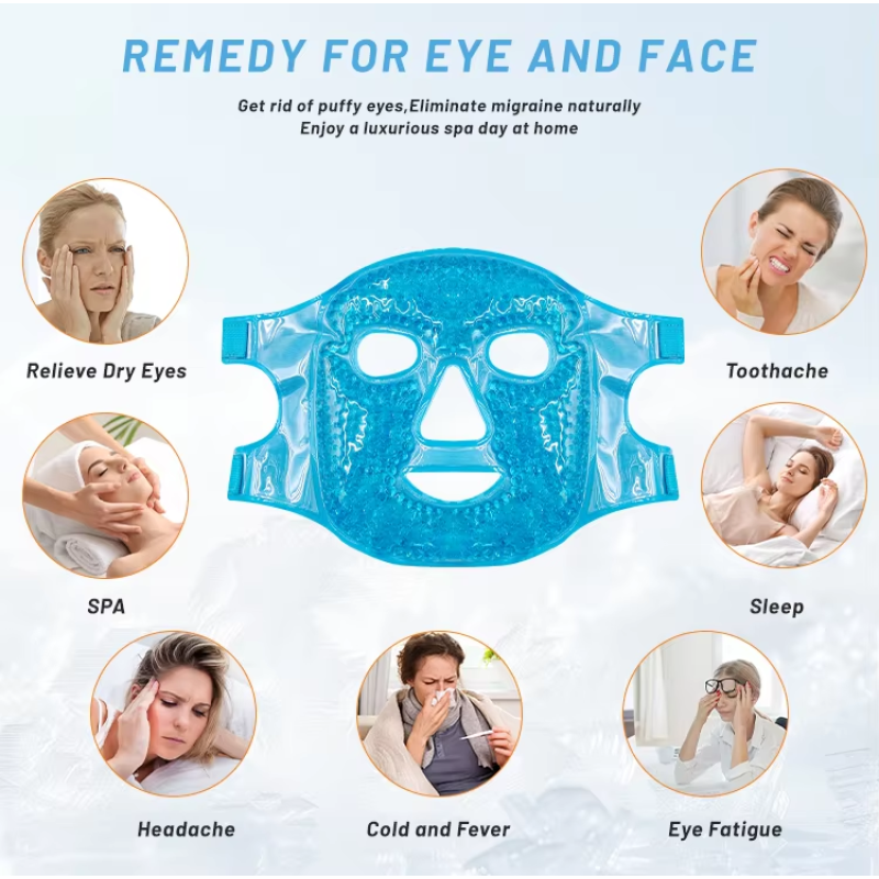 Facial Ice Pack Manufacturer - Customizable Gel Bead Mask