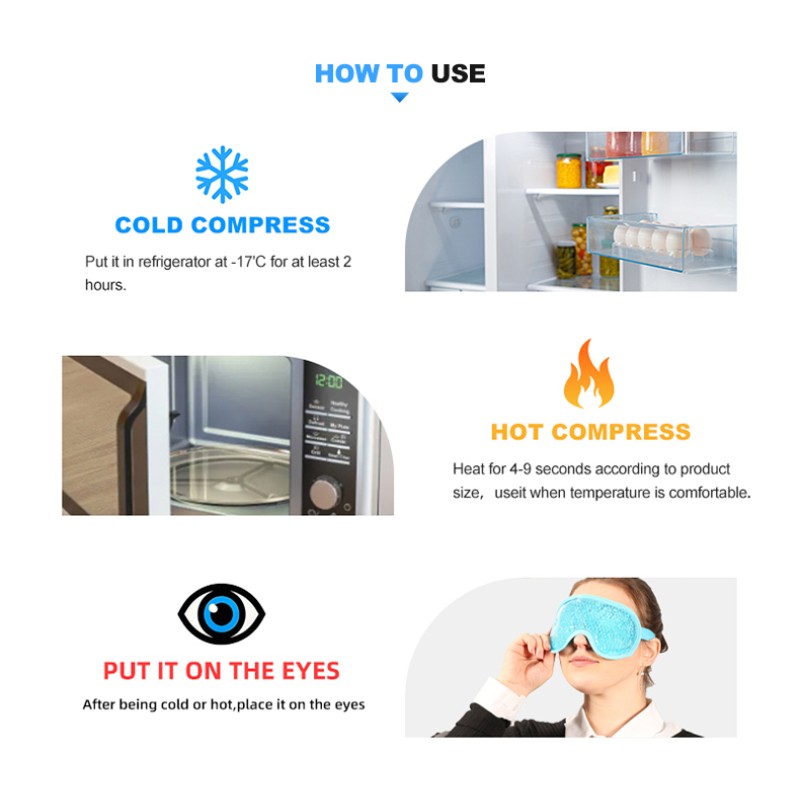 Eye Mask Factory - Hot Cold Compress Therapy Bead Mask