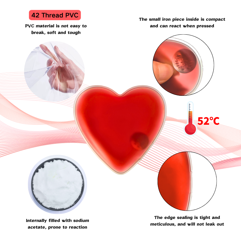 Heart Shape Warmer Manufacturer - Click Heat Pack Body Hand