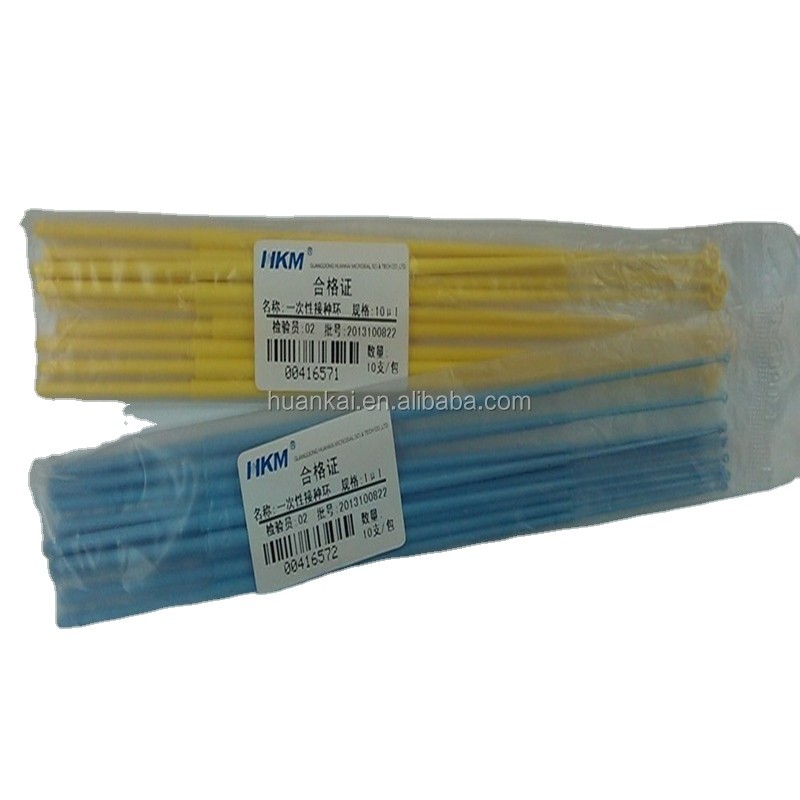 Sterilized Disposable Inoculation Loop for Microbial Lab 1ul , 10ul