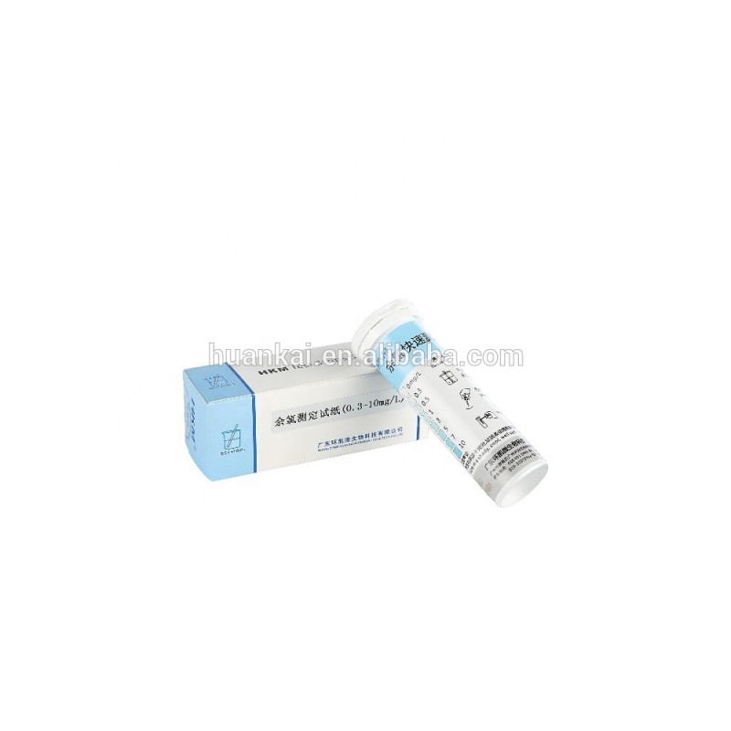 Residual Chlorine Test Paper , Free Chlorine Test Strips, Chlorine Test
