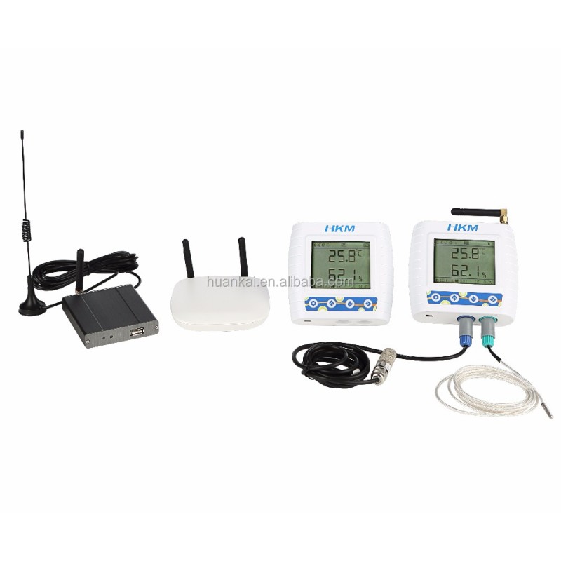 Wireless Temperature and Humidity Monitoring System With Sound and Light Alarm