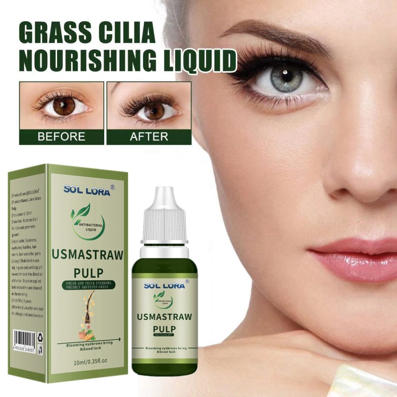 Hair Growth Liquid Factory - 10ml Herbal Grass Cilia Nourishing