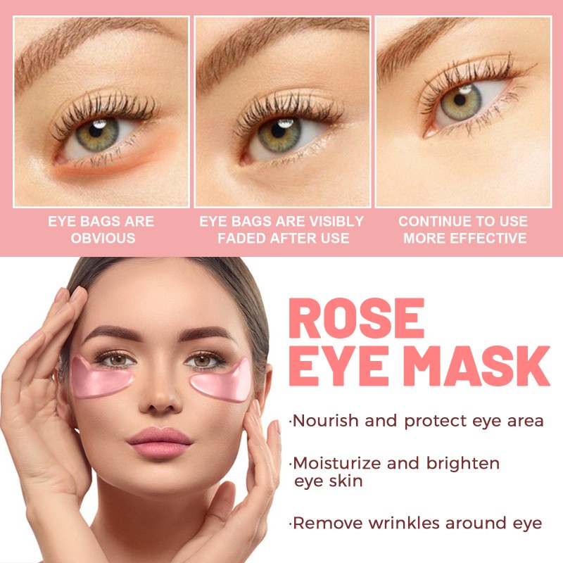 Rose Eye Patches Supplier - Hydro Gel Masks Puffy Eyes Pads