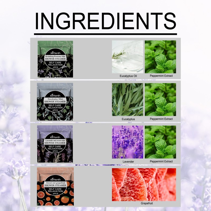 Aromatherapy Shower Piece Factory - Ximonth Refreshing Deep Cleaning