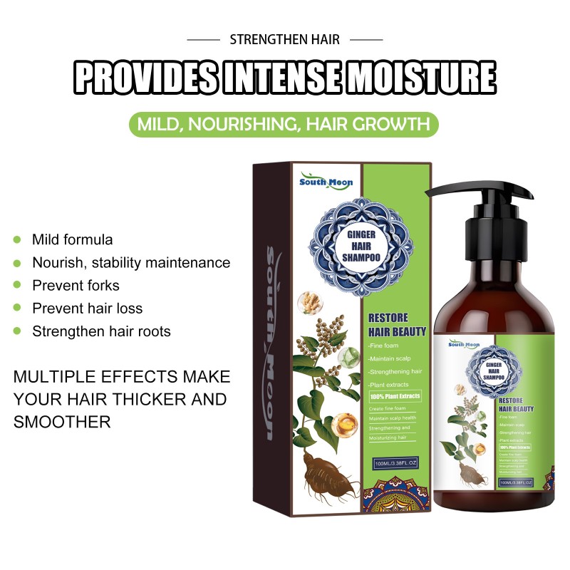 Ginger Shampoo Manufacturer - Low MOQ Deep Cleansing Nourishing