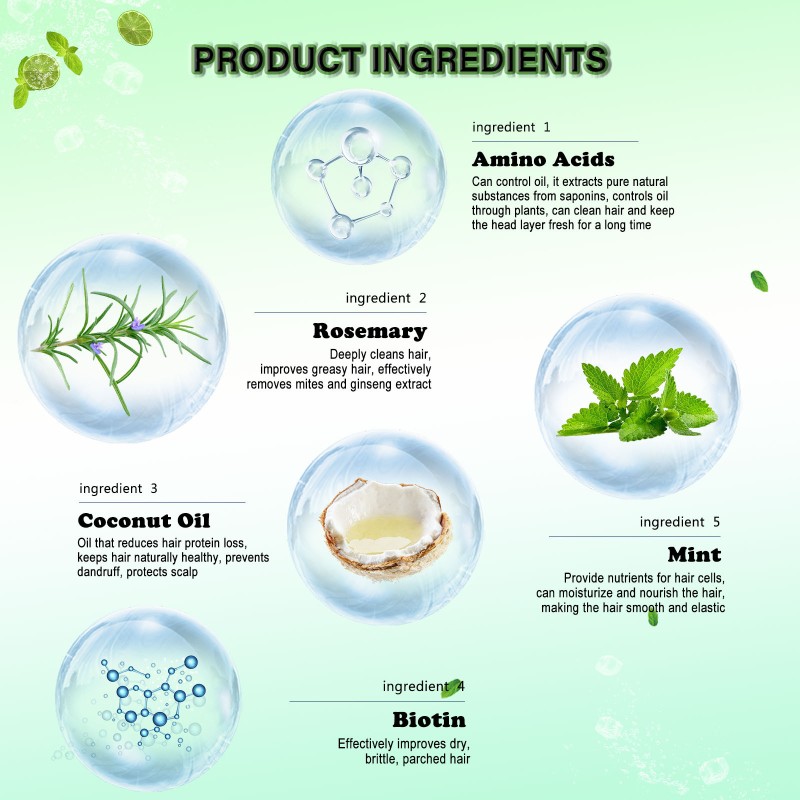 Curly Shampoo Factory - Vegan Rosemary Mint Keratin