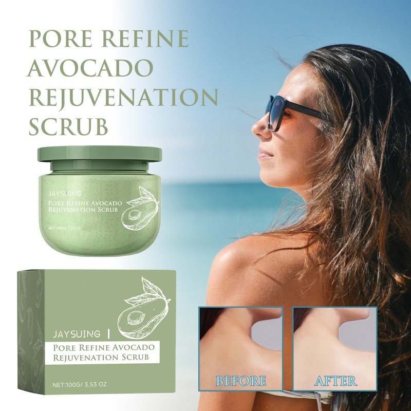 Body Scrub Supplier - Natural Sugar Scrub Avocado Cream