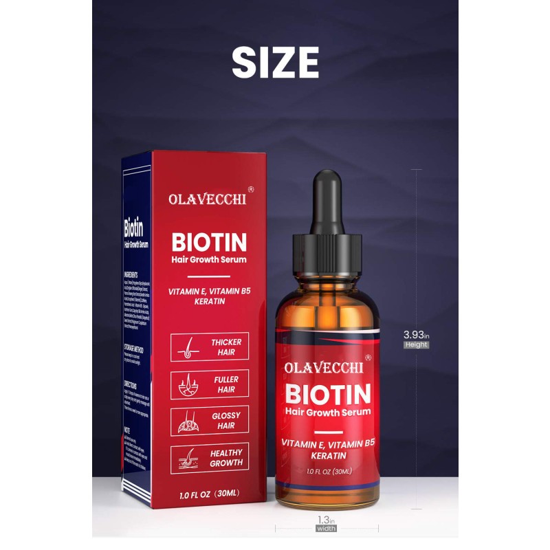 Hair Regrowth Oil Manufacturer - Biotin Serum Thicker Stronger