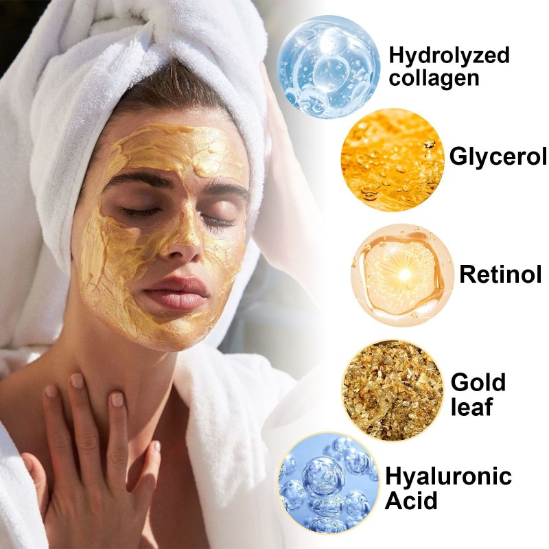 Retinol Mask Manufacturer - Gold Deep Clean Pores Tighten