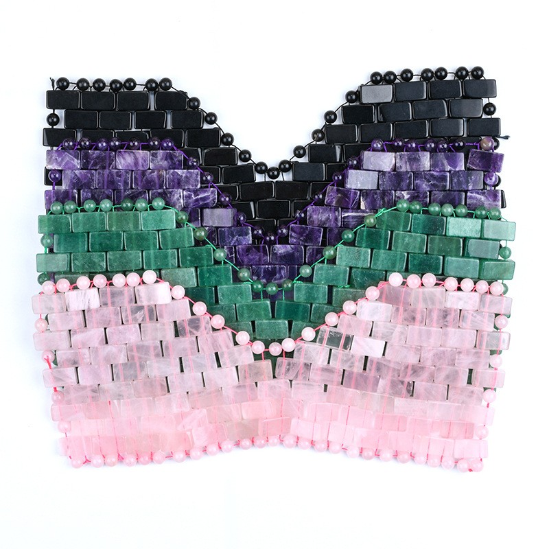 Crystal Eye Mask Factory - Luxury Rose Quartz Sleep Eye Care Mask