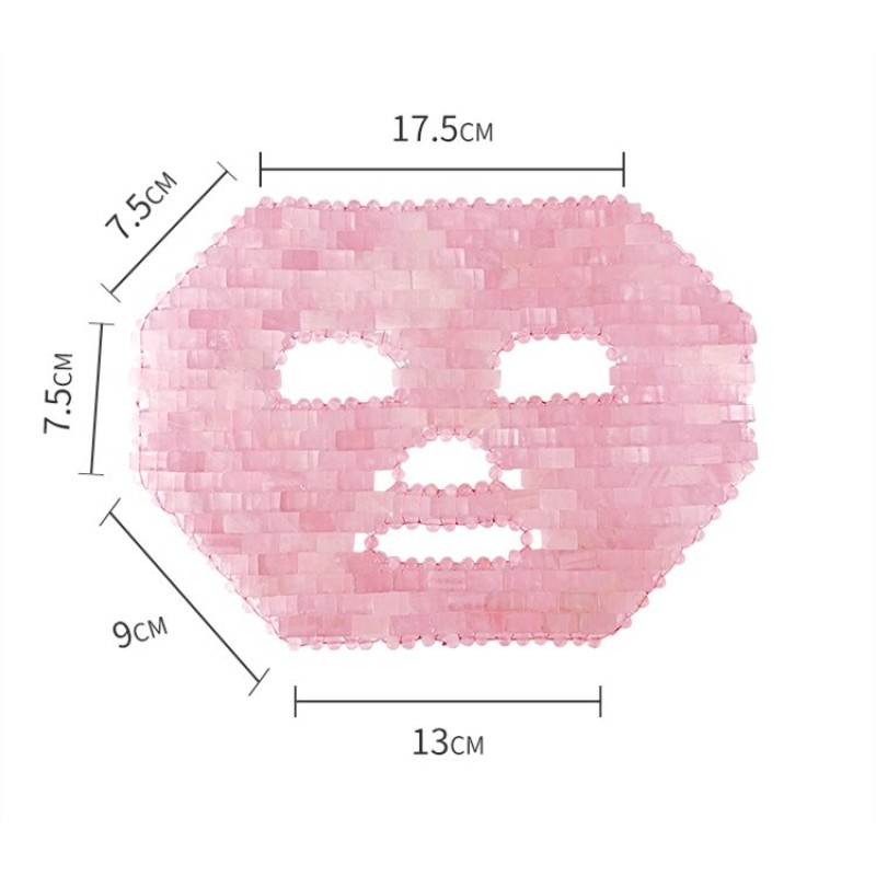 Rose Quartz Face Mask Manufacturer - High Quality Natural Jade Mask