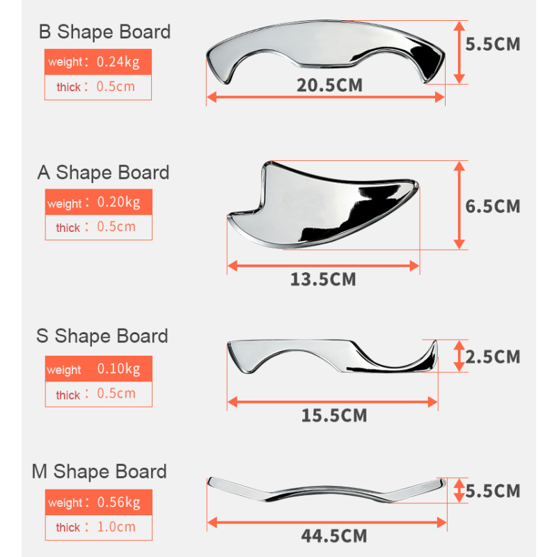 IASTM Tool Manufacturer - 304 Stainless Steel Gua Sha Soft Tissue Mobilization