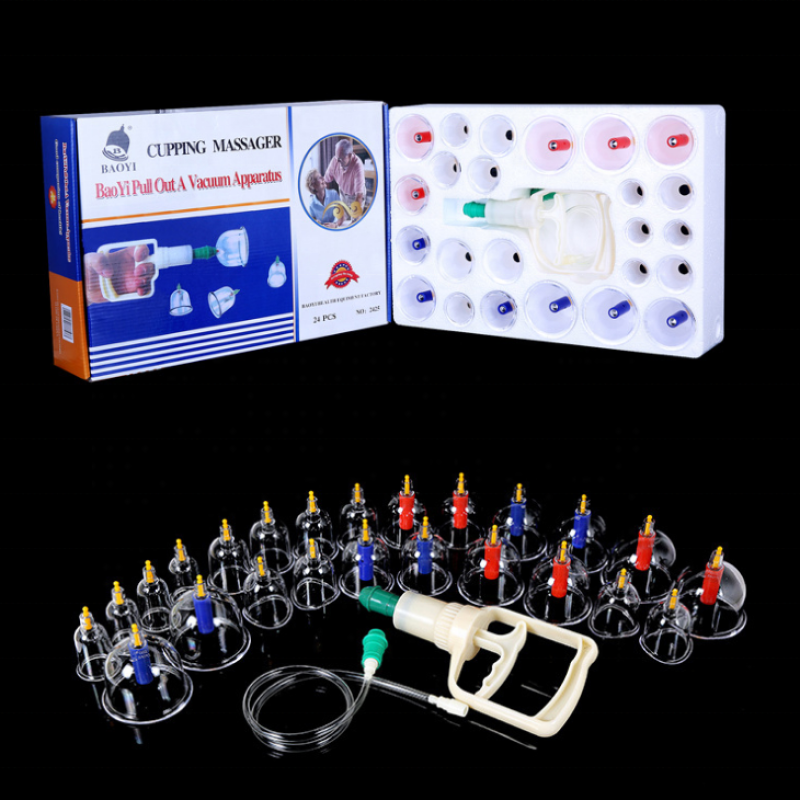 Vacuum Cupping Jar Factory - Household 24 Cups Custom Logo