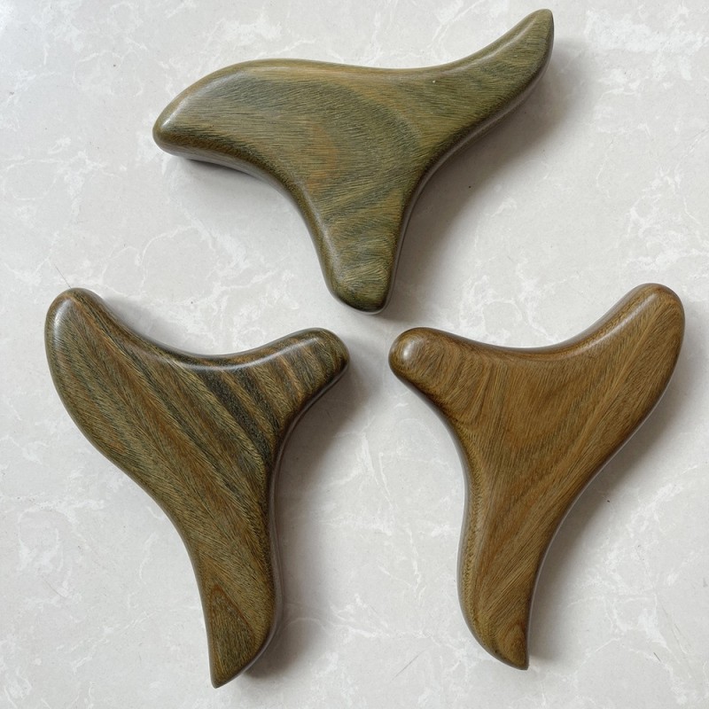 Scraping Massage Tools Supplier - Green Sandalwood Trigonbird Massager