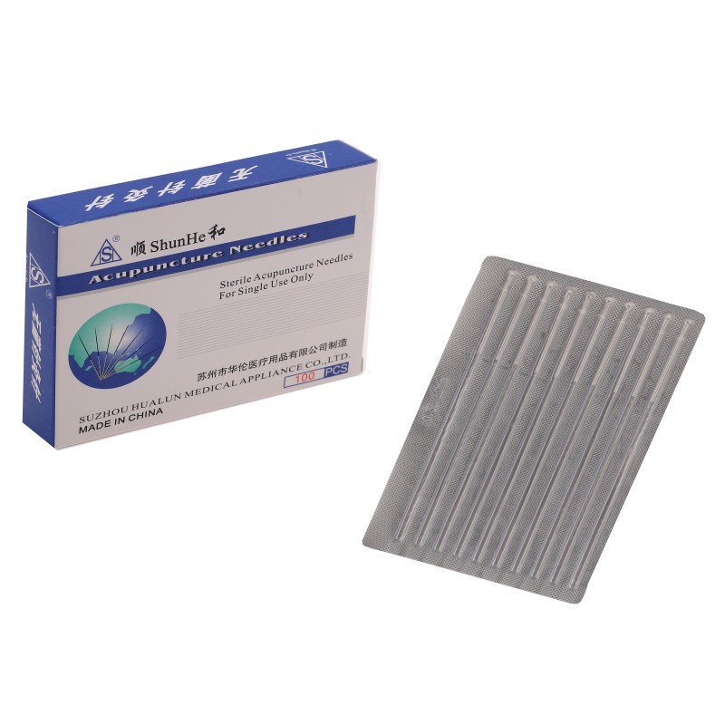 Acupuncture Needles Manufacturer - 500pcs Sterile Spring Handle 0.25x25mm Steel
