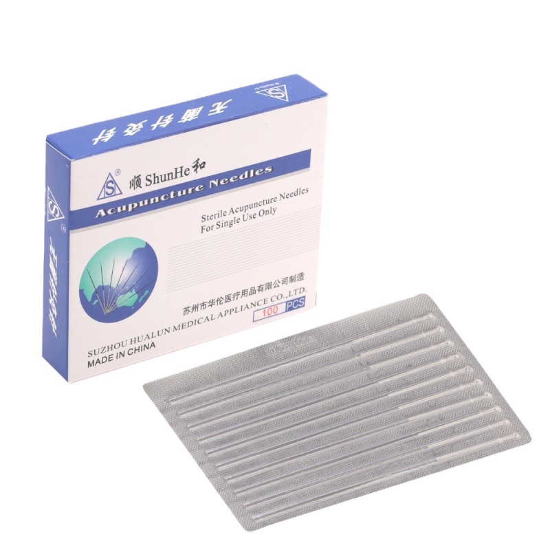 Acupuncture Needles Manufacturer - 500pcs Sterile Spring Handle 0.25x25mm Steel