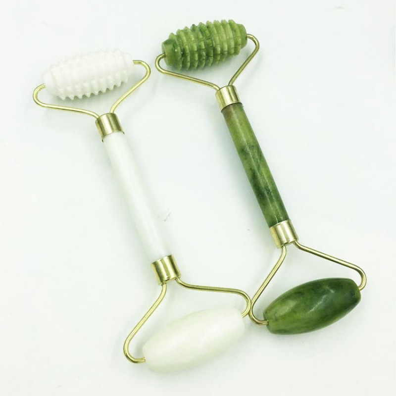 Facial Jade Roller Manufacturer - Wholesale Custom Logo Green Jade Gua Sha Set