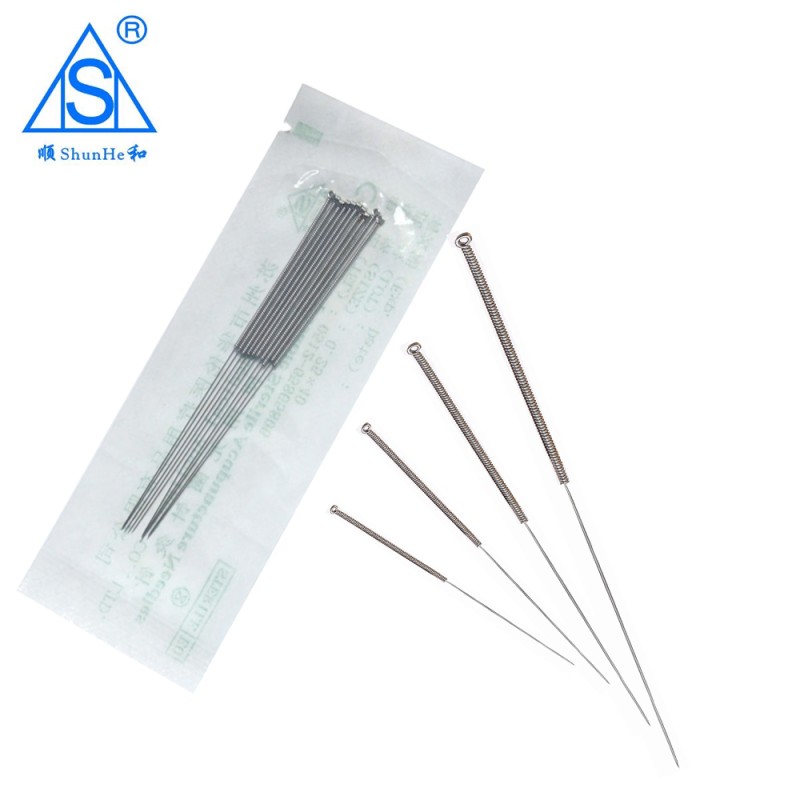 Acupuncture Needles Factory - Shunhe Brand 0.25x70mm Disposable Steel Handle