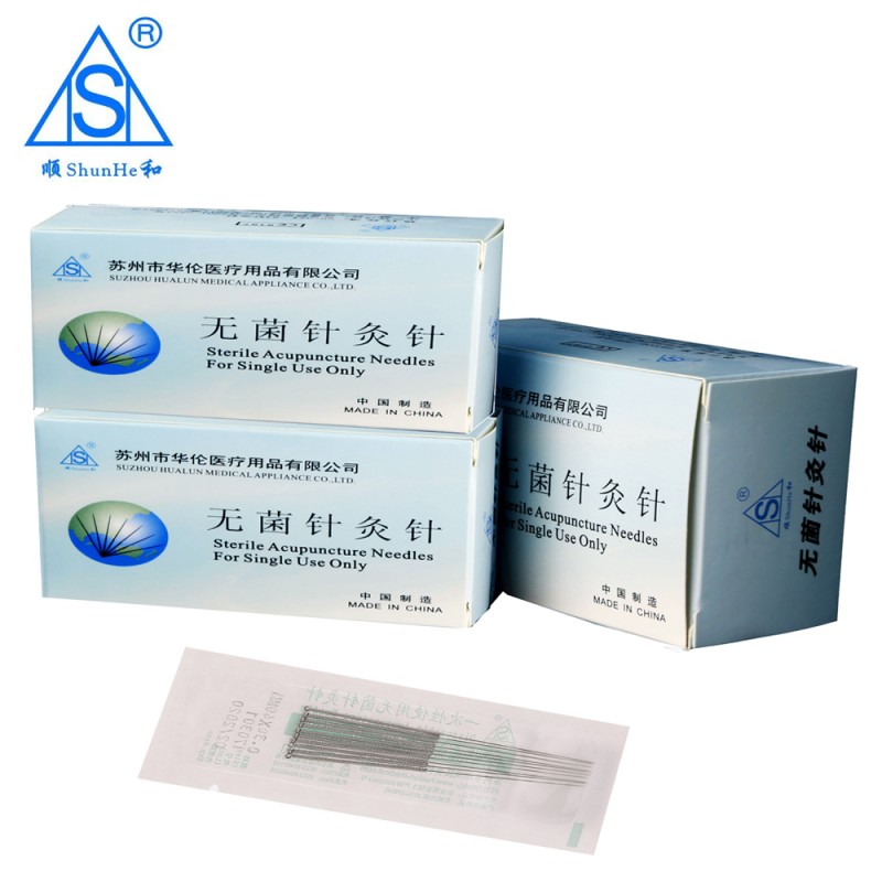 Acupuncture Needles Factory - Shunhe Brand 0.25x70mm Disposable Steel Handle