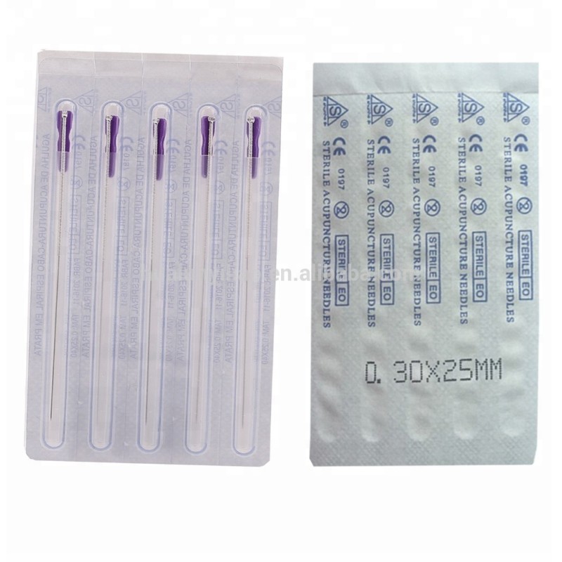 Acupuncture Needles Manufacturer - Disposable Sterile Silver Handle with Tube