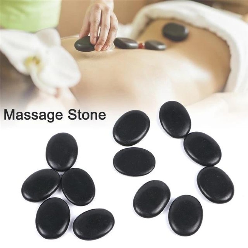 Portable Hot Stone Massager Manufacturer - 16pcs Basalt SPA Set with Heating Bag